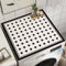 Heavyoff Tapis de Machine à Laver, Housse pour Lave Linge, 50x50cm Housse de Protection Machine à Lave, Protégez Votre Laveuse et Votre Sécheuse de la Poussière, Style 13
