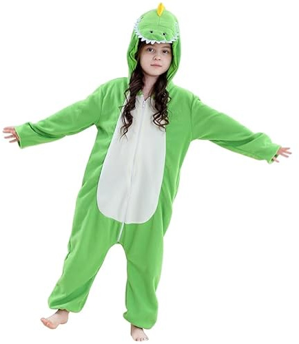 CarRivb Kids Onesie Tier Suit Hooded Pyjamas Halloween Weihnachten Cosplay Kostüm für Jungen & Mädchen