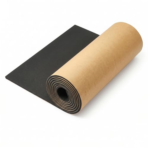 XLTBOMS Rollo de Espuma Autoadhesiva Multifuncional 320mmx6mmx2m Negro | Placa de Espuma de Neopreno Autoadhesiva, Impermeable, Fácil de Cortar, para Amortiguación, Antideslizante, Antivibraciones