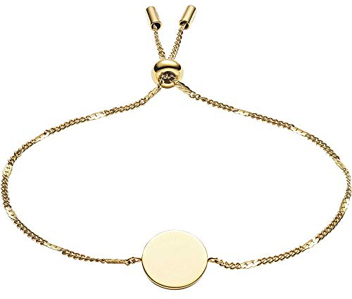 Fossil Armband Für Frauen Vintage Iconic, Max. Innenlänge:216mm Gold-Edelstahl-Armband, JF03020710