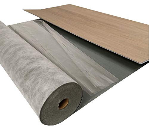 uficell® VinoSoundFix Alu Vinyl Underlay - Thickness: 2 mm - Compression Resistance: 1,900 kPa - Self-Adhesive Sound Insulation for LVT, SPC Vinyl Floors and Designer Floors (37.5 m²)