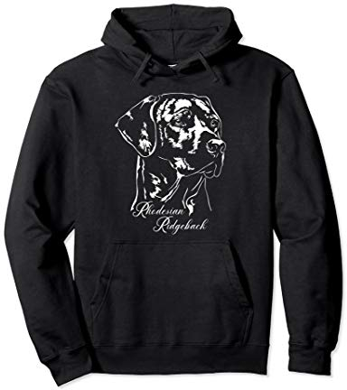 Rhodesian Ridgeback Hund Hunde Hundeportrait Wilsigns Pullover Hoodie