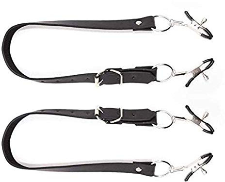 YBHNB Schamlippen Klemmen Spreader Riemen, Einstellbar Nippelclip Klitoris Klemmen G-Punkt Stimulation Sm Bondage Set, Fetisch Extrem Erotik Vaginal Clip Flirtspiel Für Paare