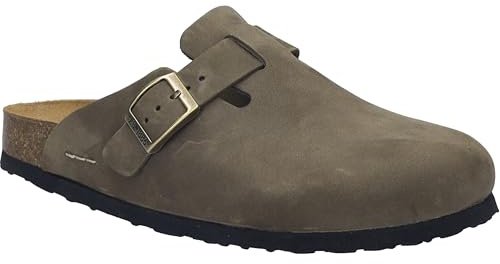 Josef Seibel Damen Clogs Hermine 04, Frauen Slipper,Weite G (Normal),Slip-ons,Backless Slipper,Gartenschuhe,Sommerschuhe,Taupe,42 EU