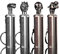 Paquet de 4 Porte-clés Allumette Permanente Briquet Creative Matchstick Léger Imperméable à l'eau pour Extérieur Camping Randonnée Urgence Survie