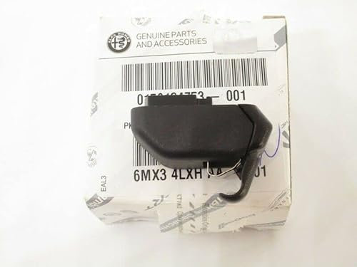 Gancio Supporto Fissaggio Aletta Parasole Compatibile con Alfa Romeo Stelvio Pantina Originale Destro Sinistro (Nero)