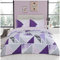 GC GAVENO CAVAILIA Set copripiumino in policotone, facile da pulire, traspirante, per letto king size, colore: viola/grigio