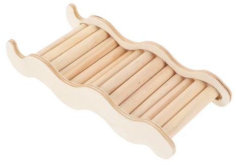 iplusmile 1stück Hamsterleiter Aus Holz Spielzeug Für Kleintiere Kletterleiter Für Hamster Igel Und Andere Nager Zur Stressbewältigung Und Spielmöglichkeiten