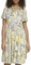 KARL LAGERFELD Damen Soft Colorful Dress Lässiges Kleid, Zitronen-Chrom, Mehrfarbig, 40