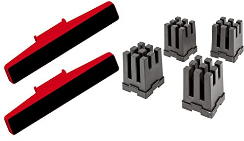 Bessey Adapter Korpuszwinge, schwenkbar KR-AS & Bessey KP Schiene und Stile Jig, 4 Blöcke, farbe, 29.2 x 22.9 x 8.3 cm