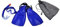 Rointrade Set de plongée (Snorkel) Mixte, Bleu, 38-42