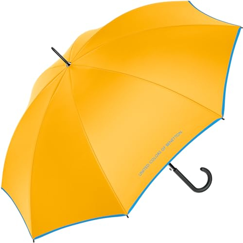 United Colors of Benetton 2018 paraguas, 94 centimeters, Spectra amarillo., 105 cm, Paraguas automático