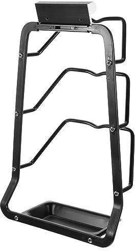 Ciieeo Supporto Per Coperchi Da Cucina Parete Rack Multifunzionale Per Stoccaggio Utensili e Coperture Organizer Per Accessori Domestici Design Moderno e Resistente Facile Installazione