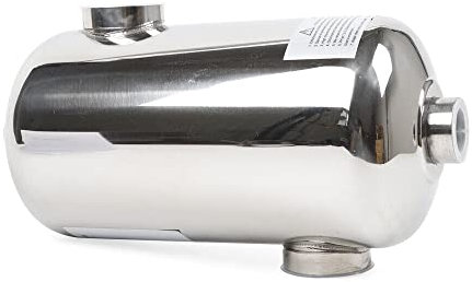 292x134mm Heat Exchanger Pool Pump Heating Stainless Steel Swimming Exchanger, 40KW Tube Shell Salt Water For Spa, Pool, Hot Tub, Solar 28KW