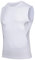 AMZSPORT Tank Top Herren Kompressionsshirt Ärmelloses Funktionsshirt Atmungsaktives Muskelshirt Laufshirt Sports Unterhemd,Weiß S