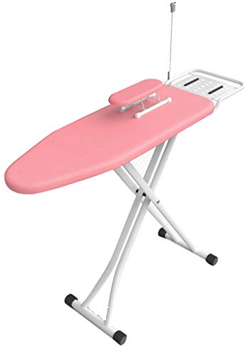 Ironing Board, with Rest Cable Holder Metal Ironing Rack Home Bedroom Living Room Storage Tools Adjustable Height: 70-90CM