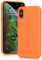 YATWIN Silicone Case for iPhone X/XS, Soft-Touch, Shockproof, DustProof, Antiskid Full Body Armour Phone Cover for Apple iPhone X/XS - Orange