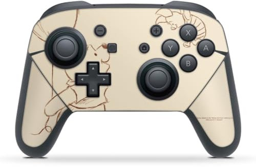 DeinDesign Skin kompatibel mit Nintendo Switch Pro Controller Folie Sticker Winnie Puuh Disney Offizielles Lizenzprodukt