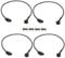 Sefdrert 4Pcs RGB Extension Cable 5V 3-Pin to SM 3Pin Female ARGB Connector Addressable Adapter Cable for RGB Fan,PC LED Strip
