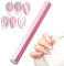 Nail Polish Magnet Pens, Cat Eye Nail Magnet Double-Head Nail Art Magnet Strong Magnetic Wand Hexagonal Nails Art Tool Magnetic Sticks for Cat Eye Nail Manicure Design DIY Salon Home