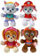 TY Paw Patrol Beanie Babies Set mit 4 Figuren – Marshall, Skye, Everest, Zuma 27CM – Weiches Plüschtier für Kinder, Sammlerstück, Kuscheltier