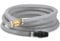 VEATON 7m Suction Hose Kit with Brass Fitting Check Valve and G1 Male Thread, Water Intake Hose Set, Aspiration Hose for Well Shallow Sprinkler Garden Booster Pump, Grayish-White