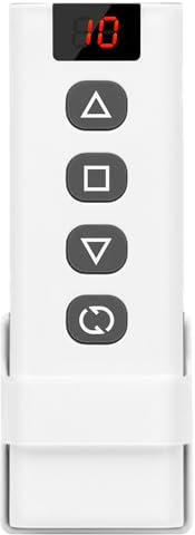 DieseRC 10 canaux Télécommande RF 433Mhz, Compatible avec le Module de contrôleur de volet roulant intelligent DieseRC WIFI