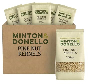 Minton & Donello - Pine Nut Kernels, Pack Of 6 x 250g