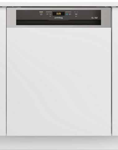 Privileg RBO 2T131 A F S integrierbarer Geschirrspüler 60 cm Silber