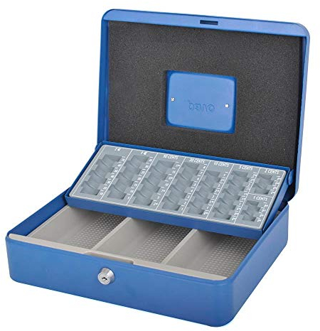 pavo 8008766 Pavo Geldkassette EURO, blau