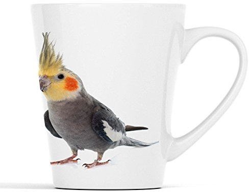 Merchandise for Fans Nymphensittich |Latte Macchiato Becher Kaffeebecher mit Fotodruck |003