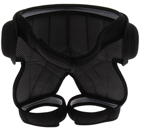 P Prettyia Kinder Schutzausrüstng 3D Gepolsterte Hüfte Schutzhose für Eislaufen, Eiskunstlauf, Rollschuhlaufen - Schwarz, S