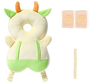 ZYMY Baby Kleinkind Kopfschutz, verstellbare Säuglings-Schutzpolster für Baby Walker, Schutzkopf, niedliche kleine Biene Fuchs Bär