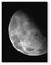 Kunstdruck zum Einrahmen als Wandbild/Poster mit Mond und Weltall, schwarz-Weiss Moon | Crescent Moon (30 x 40 cm)