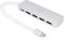 DIGITUS DA-70242-1 – USB Hub – 4-Port USB 3.2 Gen 1 Hub Typ C – Superspeed Datenübertragung bis 5 Gbit/s – Kompakt & tragbar – Plug-and-Play – Für PC, Notebook & Mac – Silber
