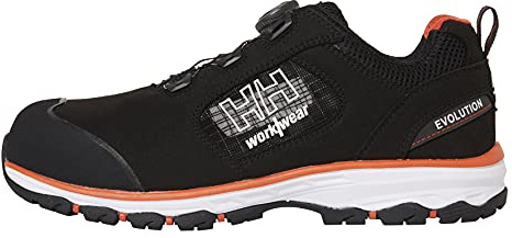Helly Hansen Workwear Unisex Chelsea Evolution Boa Wide Shoes Black Orange