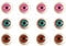 Healifty Lot de 30 faux yeux ronds en résine acrylique pour poupées et ours 20 mm