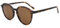 MOSTAR Klassisch Retro Polarisierte Sonnenbrille Herren Damen Fahren UV400 schutz Sonnenbrille Runden Kleines Gesicht Rahmen mit Lederetui