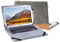 Berfea Laptop Hülle Stand Schutzhülle kompatibel mit Lenovo Yoga 7i 15 2 in 1, Yoga 750i, Yoga Slim 750i, Yoga S740 15, Yoga Slim 7 15ITL 15IIL 15imh05 15,6 Zoll Notebook PC, Grau