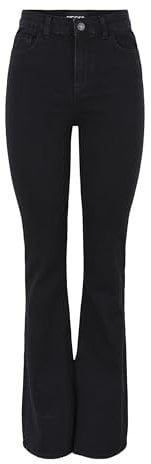 PIECES Pcpeggy Flared Hw Jeans Bl-Vi Noos
