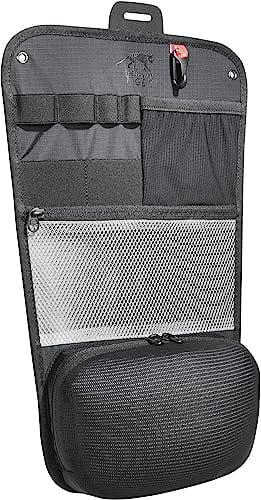Tasmanian Tiger TT Organizer Panel Einschub für Rucksäcke mit vielen Taschen für Werkzeug, Schreibzeug, EDC, kompatibel mit TT Essential Pack L, TT SW Pack 25 und Daypack L, 40 x 25 cm, Schwarz