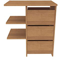 WIEMANN Schubkasten-Einsatz für Kleiderschrank, 72,2 cm Breite, mit 3 Schubladen, Regalböden, Holzfront, in Erle-Nachbildung, BHT 72,2 cm x 89 cm x 51,5 cm