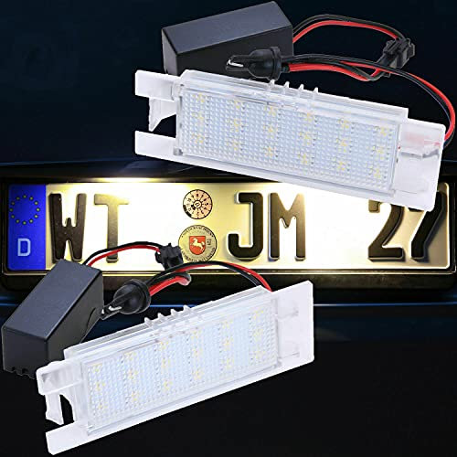 LED Kennzeichenbeleuchtung warmweiß von Recambo passend für OPEL Adam | Ampera | Astra H + J + K