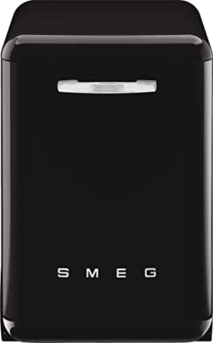 Smeg DFFABBL Standard Dishwasher - Black - B Rated