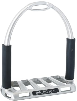 Stübben 1208 Flexi-Grip Steigbügel, Edelstahl matt - 12 cm