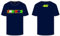 Valentino Rossi Unisex Vr46 Fan T-Shirt, blau, S