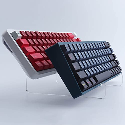Acrylic Mechanical Keyboard Display Holder 2 in 1 Holder Rack Stand for Display or Collection Display Riser Shelf