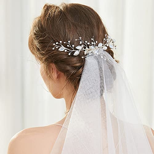 Accessoire Cheveux Mariage Cristal, Bijoux Cheveux Mariage Femme, Pince Cheveux Mariage Fleur, Barrette Cheveux Mariage Boheme, Fleurs Cheveux Mariage Cristal Strass Chic Épingles Accessoires Bandeau