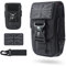 WYNEX Tactical Molle Phone Pouch with Compass Buckle, Tactical Phone Holster Molle Cell Phone Pouch Universal Belt Waist Bag for IP 13/12/11 Max / S21 with UK Patch & Gear Clip Buckle