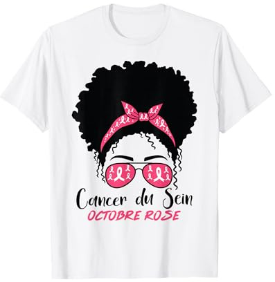 Ruban Rose Cancer Du Sein Octobre Rose T-Shirt
